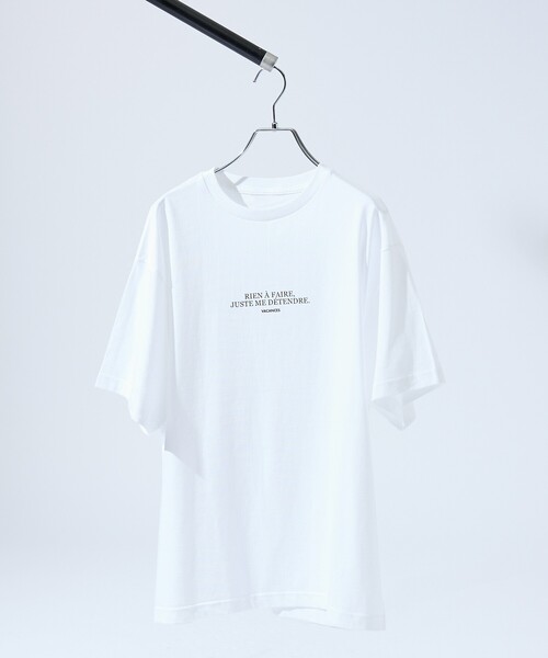 ABAHOUSE（アバハウス）の「ファインジャージー ロゴTシャツ / 半袖Tシャツ（Tシャツ/カットソー・メンズ・スミクロ/ホワイト・46/48）」の10枚目の写真