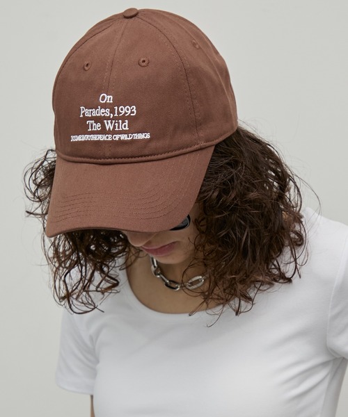 uyu.（ウユ）の「ロゴ刺繍キャップ（キャップ・レディース・グレー/ブラック/ブラウン/レッド・FREE）」の8枚目の写真