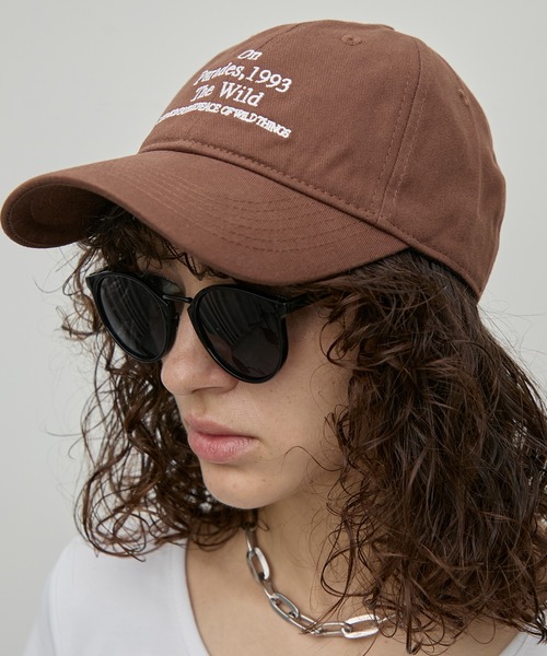 uyu.（ウユ）の「ロゴ刺繍キャップ（キャップ・レディース・グレー/ブラック/ブラウン/レッド・FREE）」の9枚目の写真