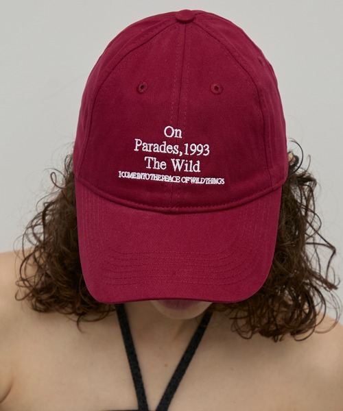 uyu.（ウユ）の「ロゴ刺繍キャップ（キャップ・レディース・グレー/ブラック/ブラウン/レッド・FREE）」の11枚目の写真