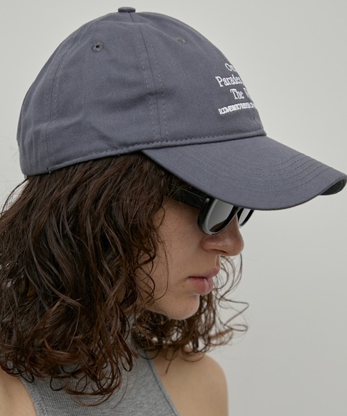 uyu.（ウユ）の「ロゴ刺繍キャップ（キャップ・レディース・グレー/ブラック/ブラウン/レッド・FREE）」の7枚目の写真