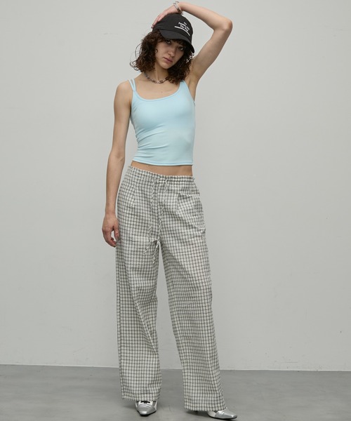 uyu.（ウユ）の「ロゴ刺繍キャップ（キャップ・レディース・グレー/ブラック/ブラウン/レッド・FREE）」の13枚目の写真