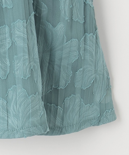 petit main(プティマイン)の「【リンク】ジャガードキャミワンピセット(ワンピース・キッズ・アイボリー/ターコイズブルー・100cm/130cm/110cm/90cm/120cm/80cm)」の12枚目の写真