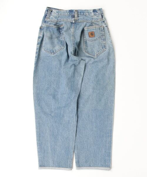 Carhartt(カーハート)の「2A.M. 予約販売 THRIFTY LOOK スリフティルック /CARHARTT ONE-TUCK 5POCKET カーハート(デニムパンツ・メンズ・ブルー・SMALL/MEDIUM/LARGE)」の3枚目の写真