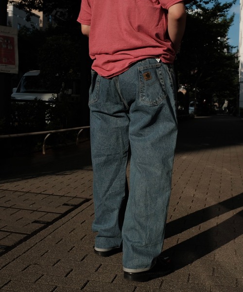 Carhartt(カーハート)の「2A.M. 予約販売 THRIFTY LOOK スリフティルック /CARHARTT ONE-TUCK 5POCKET カーハート(デニムパンツ・メンズ・ブルー・SMALL/MEDIUM/LARGE)」の9枚目の写真