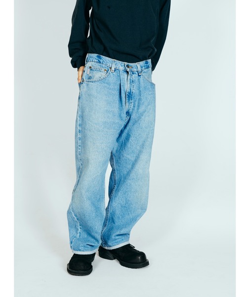 Carhartt(カーハート)の「2A.M. 予約販売 THRIFTY LOOK スリフティルック /CARHARTT ONE-TUCK 5POCKET カーハート(デニムパンツ・メンズ・ブルー・SMALL/MEDIUM/LARGE)」の14枚目の写真