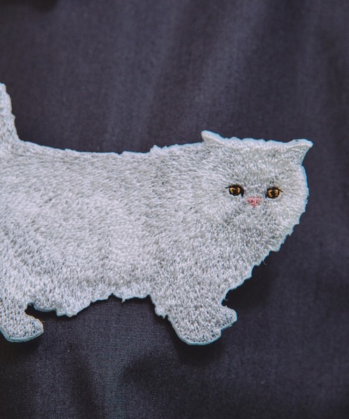 manana suerte（マニャーナスエルテ）の「CATワッペンブローチ（ブローチ/コサージュ・レディース・ホワイト/ブラウン・FREE）」の6枚目の写真