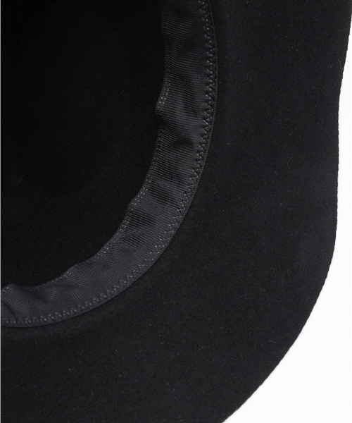 NO ID.(ノーアイディ)の「フェルトハット(ハット・メンズ・ブラック/ベージュ/カーキ・ONE SIZE)」の8枚目の写真