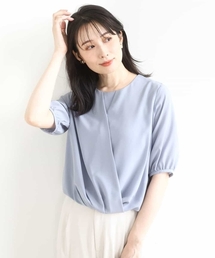 カシュクールデザインブラウス/接触冷感/速乾/洗える/WEB限定サイズあり