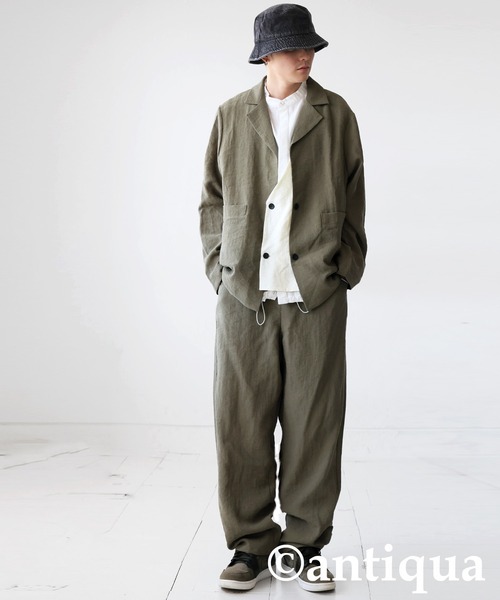 antiqua(アンティカ)の「テーパードパンツ(その他パンツ・レディース・グリーン系その他/ブラック系その他・R/P)」の16枚目の写真