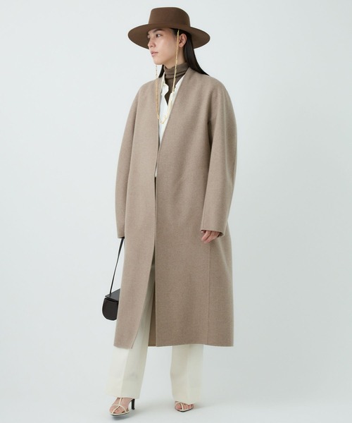 Chaos（カオス）の「Chaos(カオス)/ グランドスーペリアコート（ノーカラーコート・レディース・グレー系その他・FREE）」の3枚目の写真