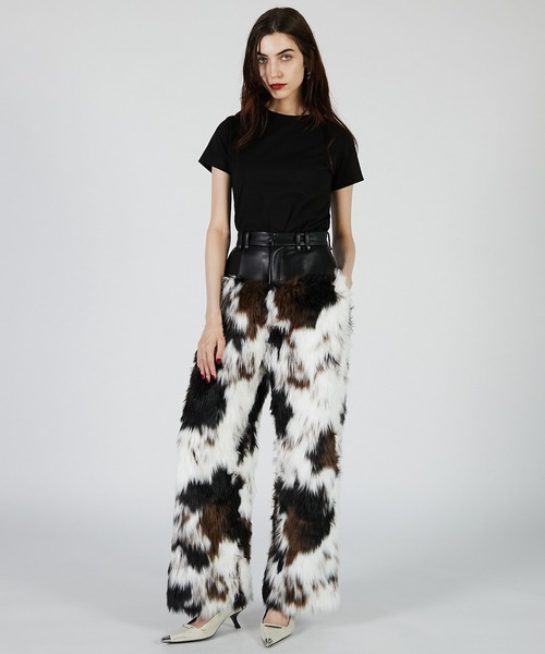 ファートリムパンツ / Fur Trim Pants(その他パンツ)|PRANK PROJECT ファートリムパンツ / Fur Trim Pants(その他パンツ)|PRANK PROJECT