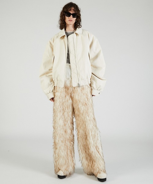 ファートリムパンツ / Fur Trim Pants（その他パンツ）｜PRANK PROJECT