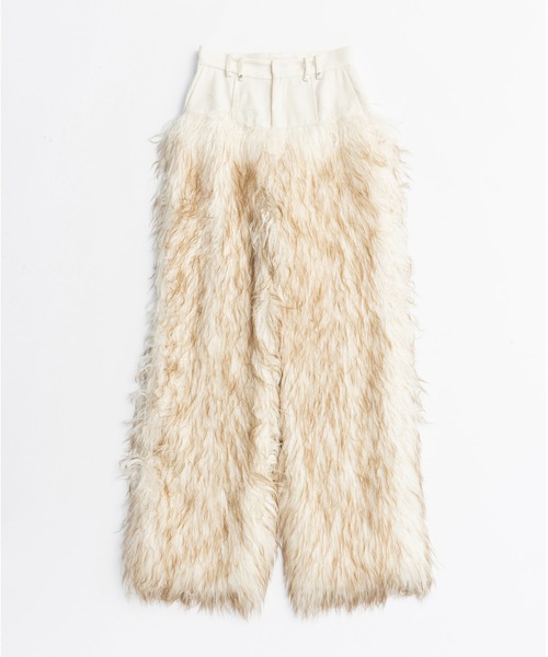 ファートリムパンツ / Fur Trim Pants（その他パンツ）｜PRANK PROJECT