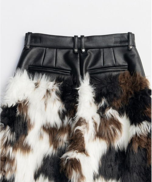 PRANK PROJECT（プランクプロジェクト）の「ファートリムパンツ / Fur Trim Pants（その他パンツ・レディース・マルチ/ベージュ/ホワイト・36/38）」の18枚目の写真