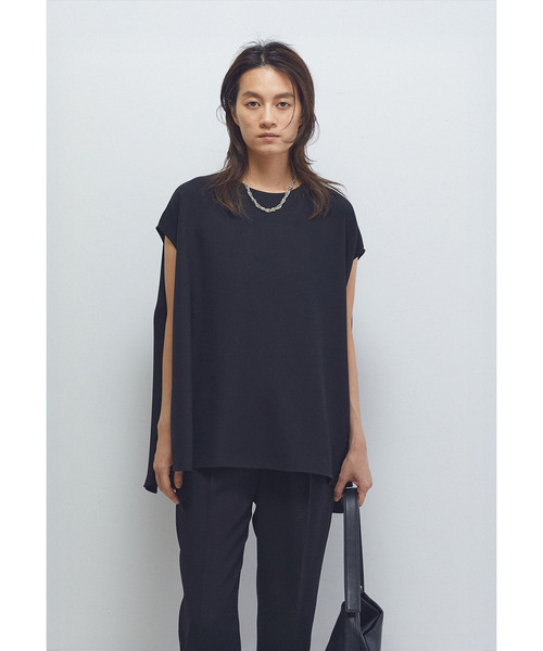 1er Arrondissement（プルミエアロンディスモン）の「ジョーゼットフレンチスリーブブラウス（シャツ/ブラウス・レディース・カーキ/ブラック系その他3・36/38）」の13枚目の写真