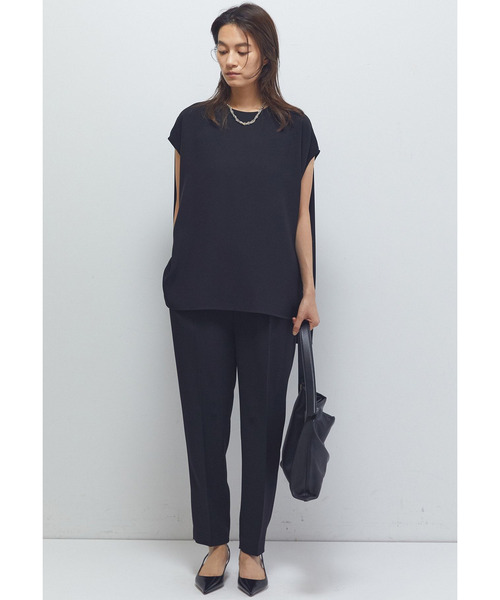 1er Arrondissement（プルミエアロンディスモン）の「ジョーゼットフレンチスリーブブラウス（シャツ/ブラウス・レディース・カーキ/ブラック系その他3・36/38）」の15枚目の写真