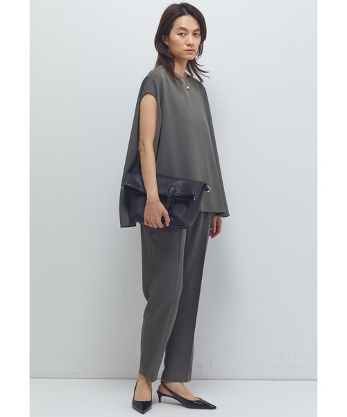 1er Arrondissement（プルミエアロンディスモン）の「ジョーゼットフレンチスリーブブラウス（シャツ/ブラウス・レディース・カーキ/ブラック系その他3・36/38）」の5枚目の写真