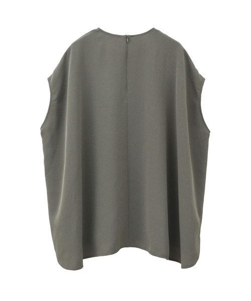 1er Arrondissement（プルミエアロンディスモン）の「ジョーゼットフレンチスリーブブラウス（シャツ/ブラウス・レディース・カーキ/ブラック系その他3・36/38）」の8枚目の写真