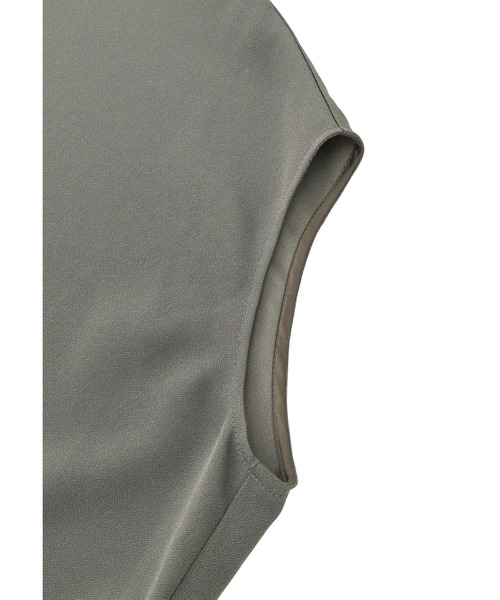 1er Arrondissement（プルミエアロンディスモン）の「ジョーゼットフレンチスリーブブラウス（シャツ/ブラウス・レディース・カーキ/ブラック系その他3・36/38）」の10枚目の写真