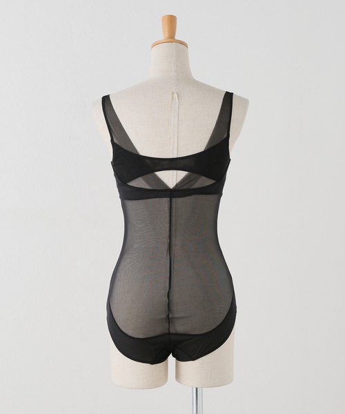 IENA（イエナ）の「NICENICE MOMENT/ナイスナイスモーメント MESH BRIEFER NNM03-2403-003（その他アンダーウェア/インナー・レディース・ブラック/ブラウン・X-SMALL）」の4枚目の写真