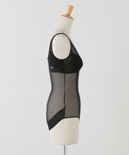 IENA（イエナ）の「NICENICE MOMENT/ナイスナイスモーメント MESH BRIEFER NNM03-2403-003（その他アンダーウェア/インナー・レディース・ブラック/ブラウン・X-SMALL）」の5枚目の写真