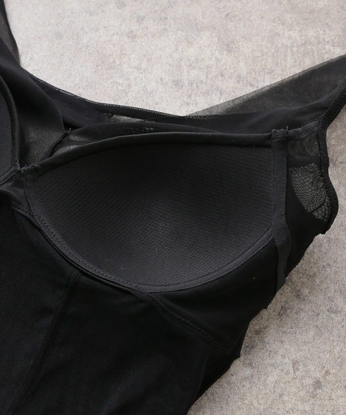 IENA（イエナ）の「NICENICE MOMENT/ナイスナイスモーメント MESH BRIEFER NNM03-2403-003（その他アンダーウェア/インナー・レディース・ブラック/ブラウン・X-SMALL）」の9枚目の写真