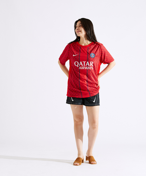NIKE(ナイキ)の「【NIKE / ナイキ】PSG MNK DF ACDPR SS TOP K HAPM HJ7150- 658(Tシャツ/カットソー・メンズ・レッド・MEDIUM/LARGE)」の5枚目の写真