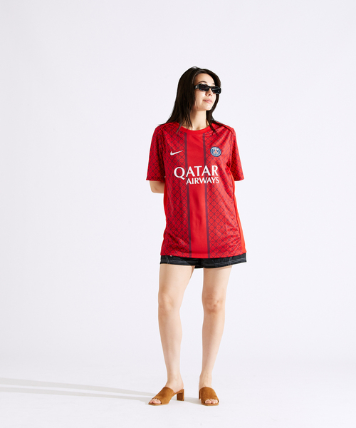 NIKE(ナイキ)の「【NIKE / ナイキ】PSG MNK DF ACDPR SS TOP K HAPM HJ7150- 658(Tシャツ/カットソー・メンズ・レッド・MEDIUM/LARGE)」の6枚目の写真