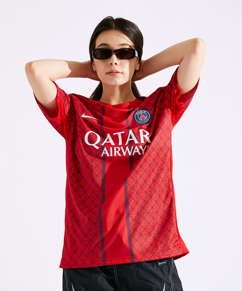 NIKE(ナイキ)の「【NIKE / ナイキ】PSG MNK DF ACDPR SS TOP K HAPM HJ7150- 658(Tシャツ/カットソー・メンズ・レッド・MEDIUM/LARGE)」の10枚目の写真