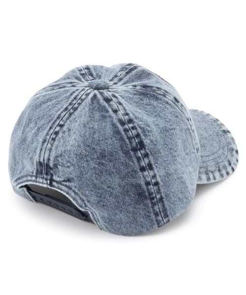 X-girl Stages（エックスガールステージス）の「MIXロゴキャップ（キャップ・キッズ・ブラック/ブルー・52-56cm/S(48-52cm)）」の4枚目の写真