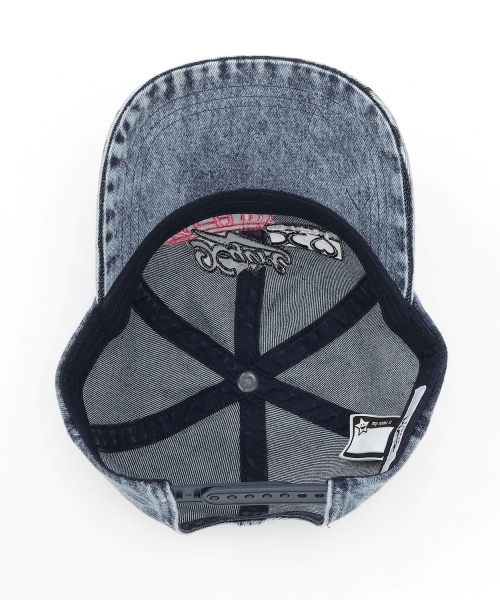 X-girl Stages（エックスガールステージス）の「MIXロゴキャップ（キャップ・キッズ・ブラック/ブルー・52-56cm/S(48-52cm)）」の8枚目の写真