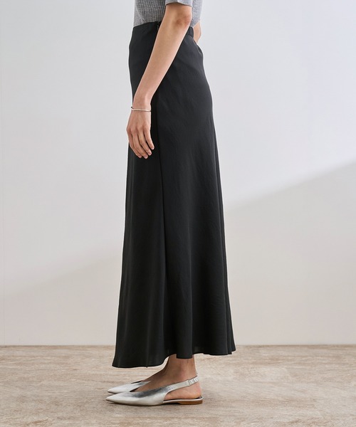 ROPE'（ロペ）の「シアーエアリー マーメイドスカート/セットアップ対応（スカート・レディース・ブラック/グレー・38/36）」の6枚目の写真