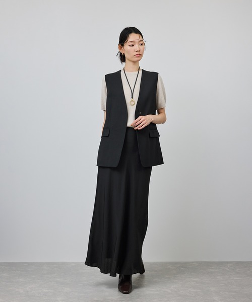 ROPE'（ロペ）の「シアーエアリー マーメイドスカート/セットアップ対応（スカート・レディース・ブラック/グレー・38/36）」の17枚目の写真