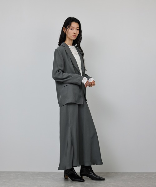 ROPE'（ロペ）の「シアーエアリー マーメイドスカート/セットアップ対応（スカート・レディース・ブラック/グレー・38/36）」の20枚目の写真