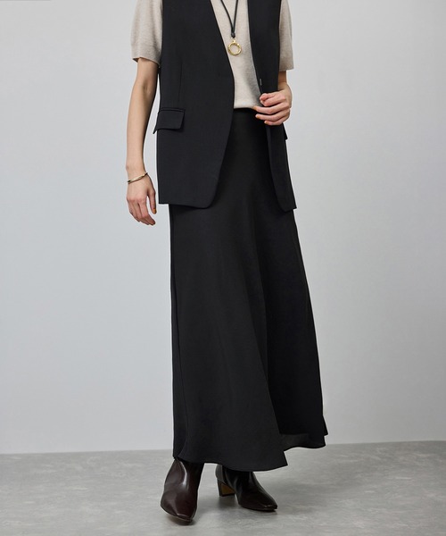 ROPE'（ロペ）の「シアーエアリー マーメイドスカート/セットアップ対応（スカート・レディース・ブラック/グレー・38/36）」の14枚目の写真