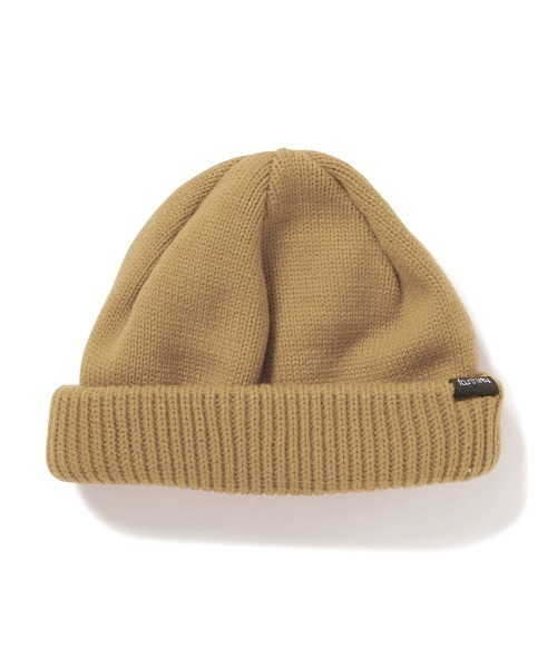 430（フォーサーティ）の「mko13046-SHORTY BEANIE ビーニー ニット帽(25-172)（ニットキャップ/ビーニー・メンズ・チャコールグレー/グリーン/キャメル/イエロー/パープル/ベージュ/ブラック・FREE）」の3枚目の写真