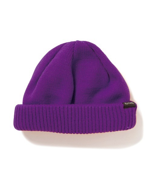 430（フォーサーティ）の「mko13046-SHORTY BEANIE ビーニー ニット帽(25-172)（ニットキャップ/ビーニー・メンズ・チャコールグレー/グリーン/キャメル/イエロー/パープル/ベージュ/ブラック・FREE）」の5枚目の写真