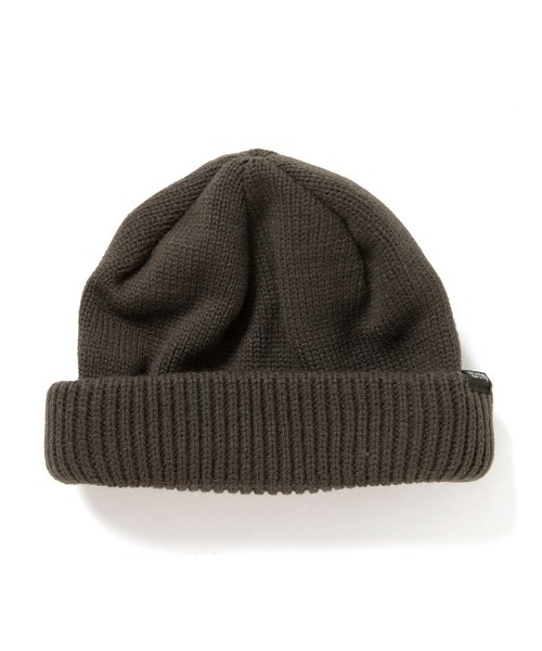430（フォーサーティ）の「mko13046-SHORTY BEANIE ビーニー ニット帽(25-172)（ニットキャップ/ビーニー・メンズ・チャコールグレー/グリーン/キャメル/イエロー/パープル/ベージュ/ブラック・FREE）」の2枚目の写真