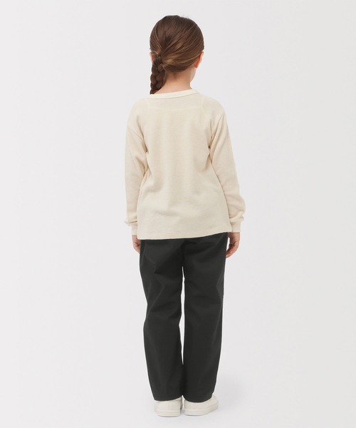 無印良品（ムジルシリョウヒン）の「キッズ　洗いざらしチノルーズフィットパンツ（その他パンツ・キッズ・ダークグリーン/ベージュ/ダークベージュ/ブラック・110/120/130/140/150）」の7枚目の写真