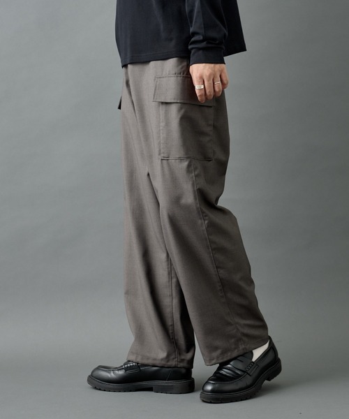 COLONY 2139（コロニートゥーワンスリーナイン）の「ウーリートロカーゴスラックス（スラックス・メンズ・グレー/ブラック/ネイビー・MEDIUM/LARGE）」の9枚目の写真