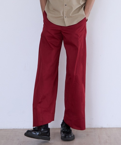YUKI HASHIMOTO(ユウキハシモト)の「YUKI HASHIMOTO TWISTED WORK PANTS (PT-01-0002)(その他パンツ・メンズ・ブラウン/レッド/ブラック/グレー・44/46/48)」の4枚目の写真