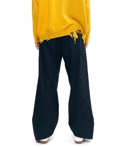 YUKI HASHIMOTO(ユウキハシモト)の「YUKI HASHIMOTO TWISTED WORK PANTS (PT-01-0002)(その他パンツ・メンズ・ブラウン/レッド/ブラック/グレー・44/46/48)」の7枚目の写真