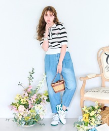 Chesty（チェスティー）の「バレルレッグデニムパンツ（デニムパンツ）」