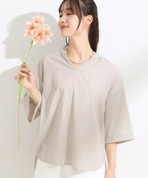 SHOO・LA・RUE | 【S-LL/洗濯後しわになりにくい】後ろ姿もぬかりなく バックギャザーブラウス(シャツ/ブラウス)