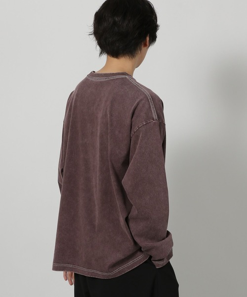 LAKOLE（ラコレ）の「ウォッシュドポケロンT / 582577（Tシャツ/カットソー・メンズ・ブルー/ブラック/ブラウン/ホワイト・LARGE/MEDIUM）」の21枚目の写真