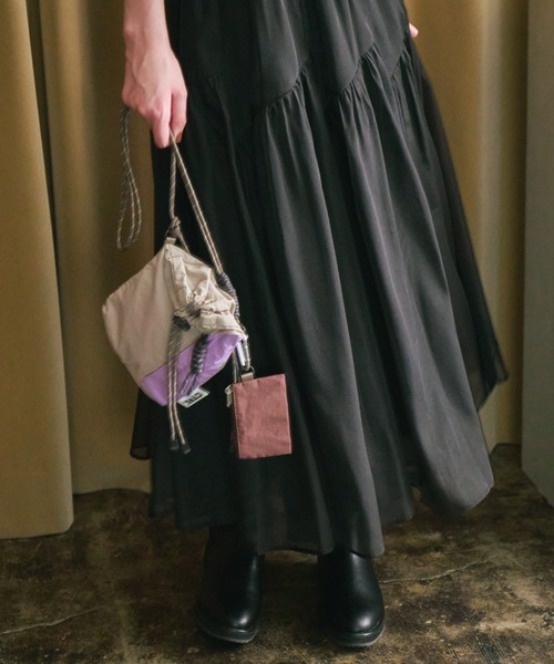 Doux archives（ドゥアルシーヴ）の「ナイロンハンディショルダー（ショルダーバッグ・レディース・グレー/ブラック・FREE）」の15枚目の写真