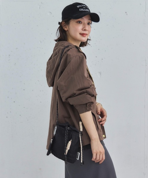 Doux archives（ドゥアルシーヴ）の「ナイロンハンディショルダー（ショルダーバッグ・レディース・グレー/ブラック・FREE）」の9枚目の写真