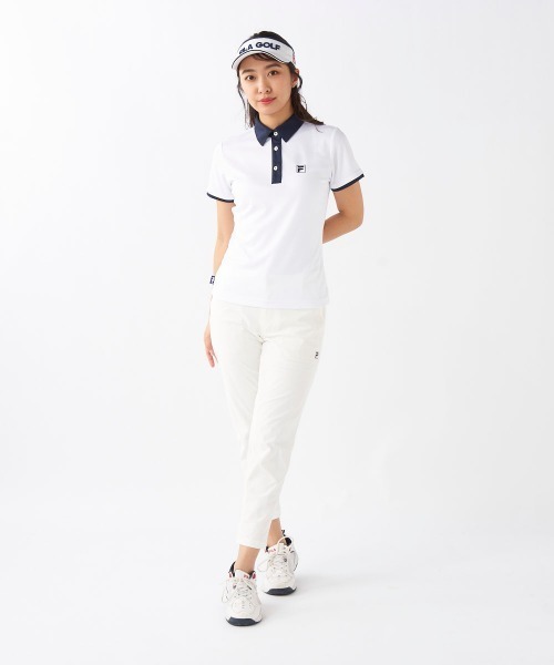 FILA GOLF(フィラゴルフ )の「【FILA GOLF/フィラゴルフ】レディースロゴ半袖シャツ ゴルフ(シャツ/ブラウス・レディース・ホワイト/ブラック/ネイビー・MEDIUM/LARGE/X-LARGE)」の16枚目の写真