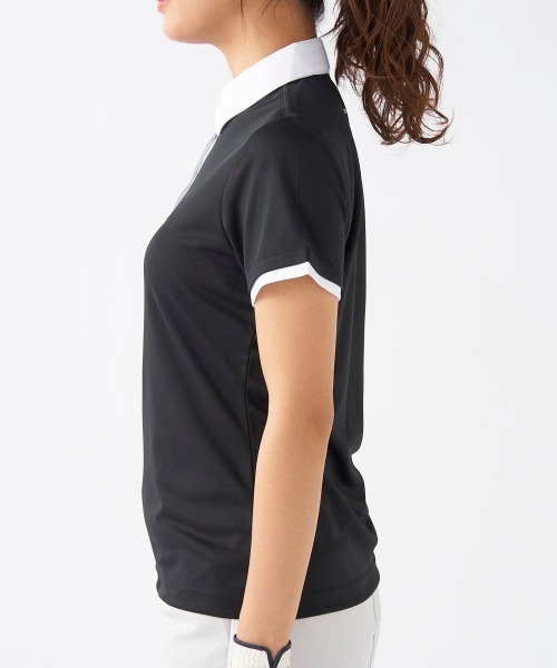 FILA GOLF(フィラゴルフ )の「【FILA GOLF/フィラゴルフ】レディースロゴ半袖シャツ ゴルフ(シャツ/ブラウス・レディース・ホワイト/ブラック/ネイビー・MEDIUM/LARGE/X-LARGE)」の6枚目の写真